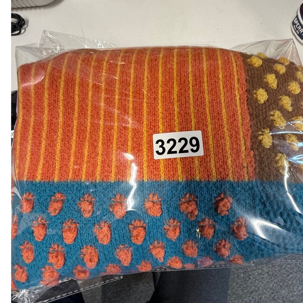 Cider Patchwork Cable Knit Sweater cozy boho Kidc… - image 8